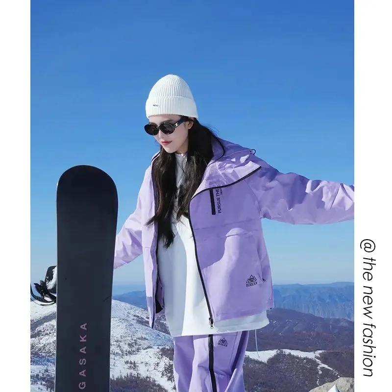 Affordable Adult Snowboarding Jacket & Pants Set Skiing Snow Suits