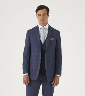 Anello Blue Prince Of Wales Check Jacket