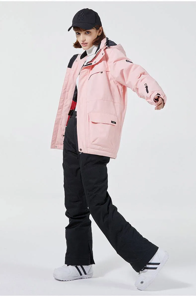 ARCTIC QUEEN Unisex Blizzard Pink Ski Suit