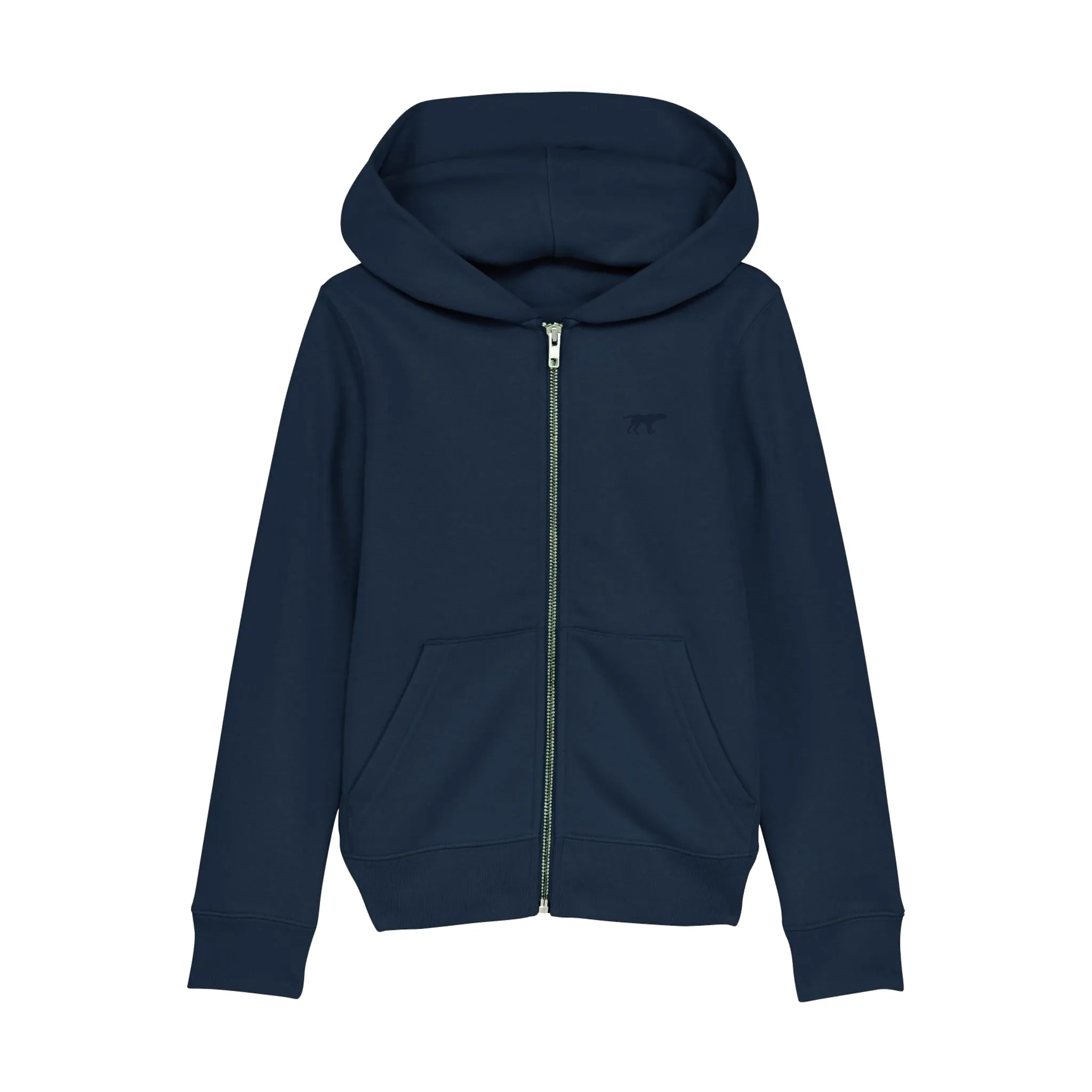 Black Hound Classic Kids Zip Hoodie