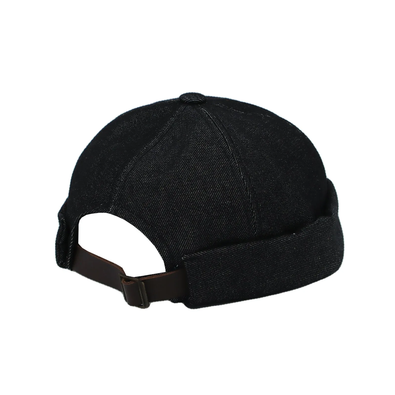 Cotton Denim Brimless Watch Cap Docker Hat Harbour Adjustable YT51420