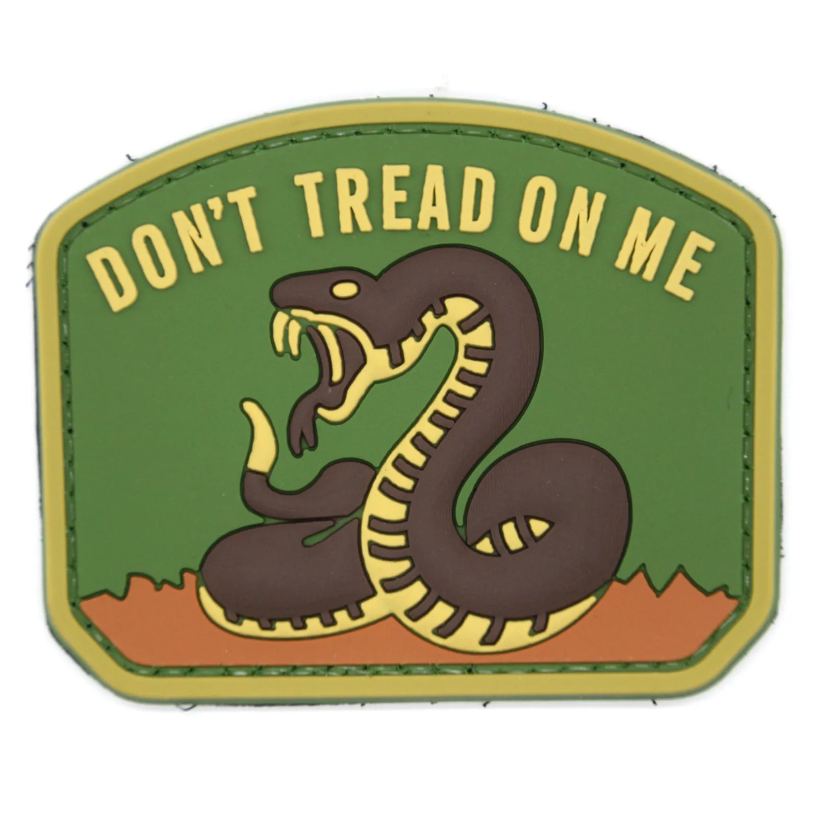 Don't Tread On Me Patch Green/Brown