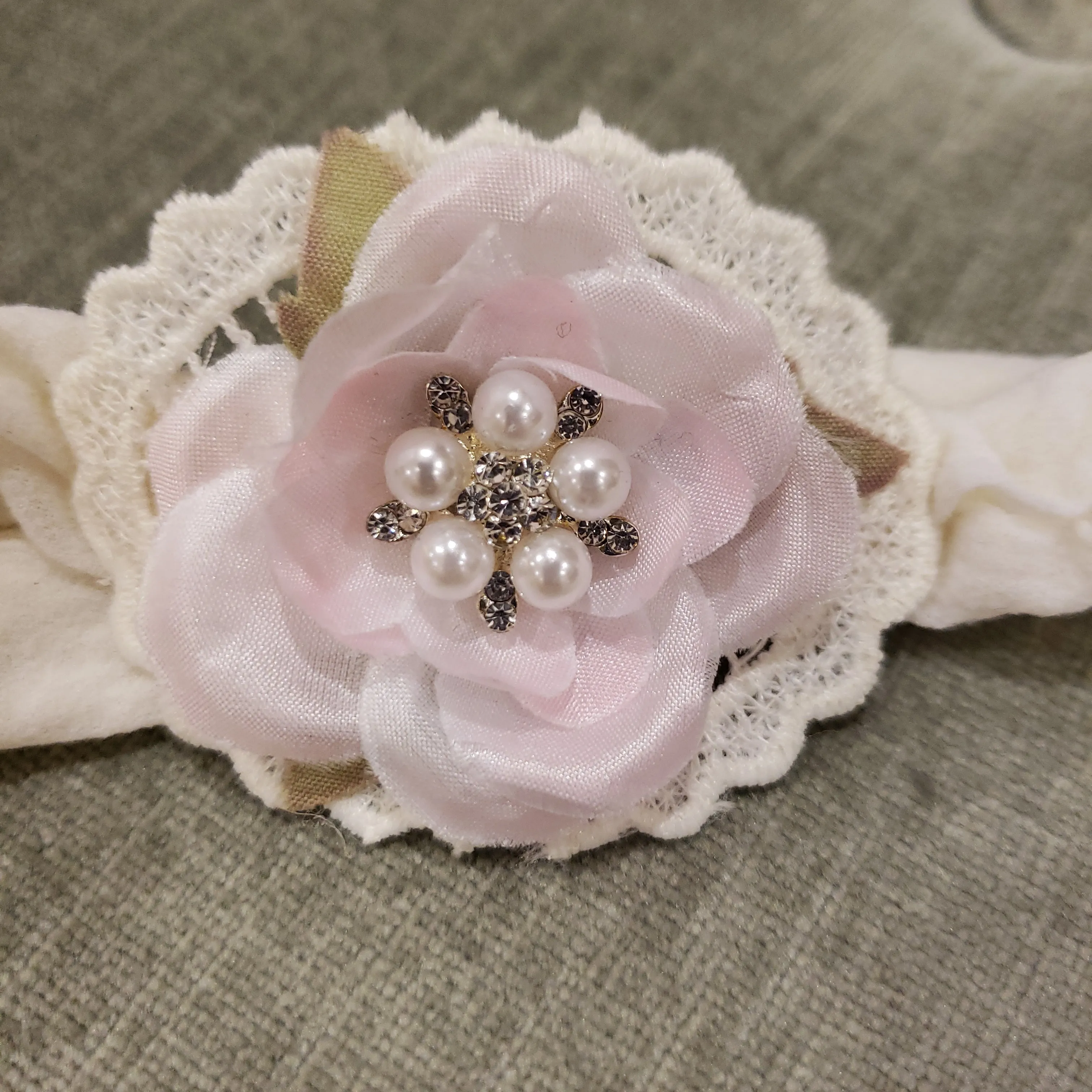 Embellished Flower Headband