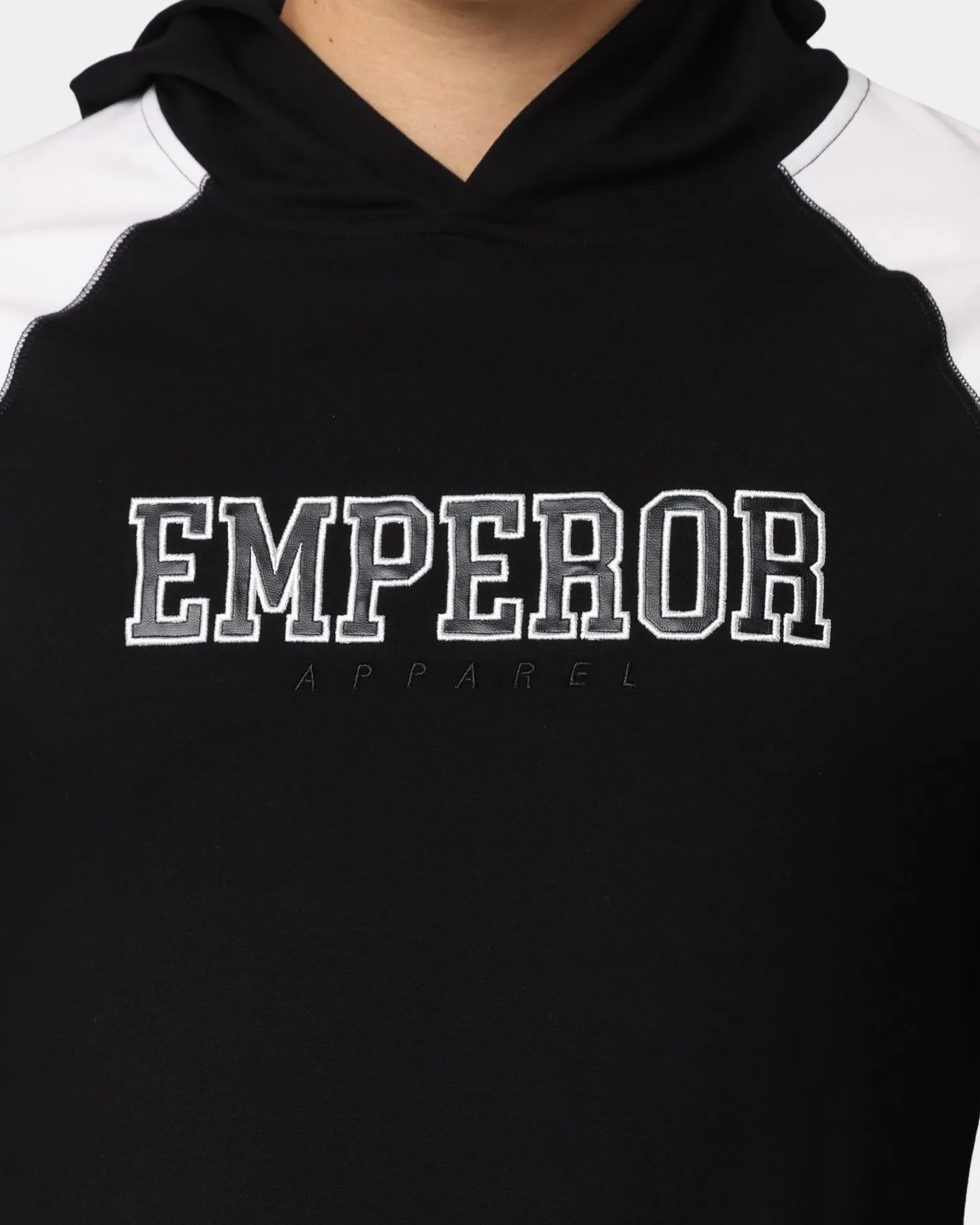 Emperor Apparel Athletic Hoodie Black/Off White