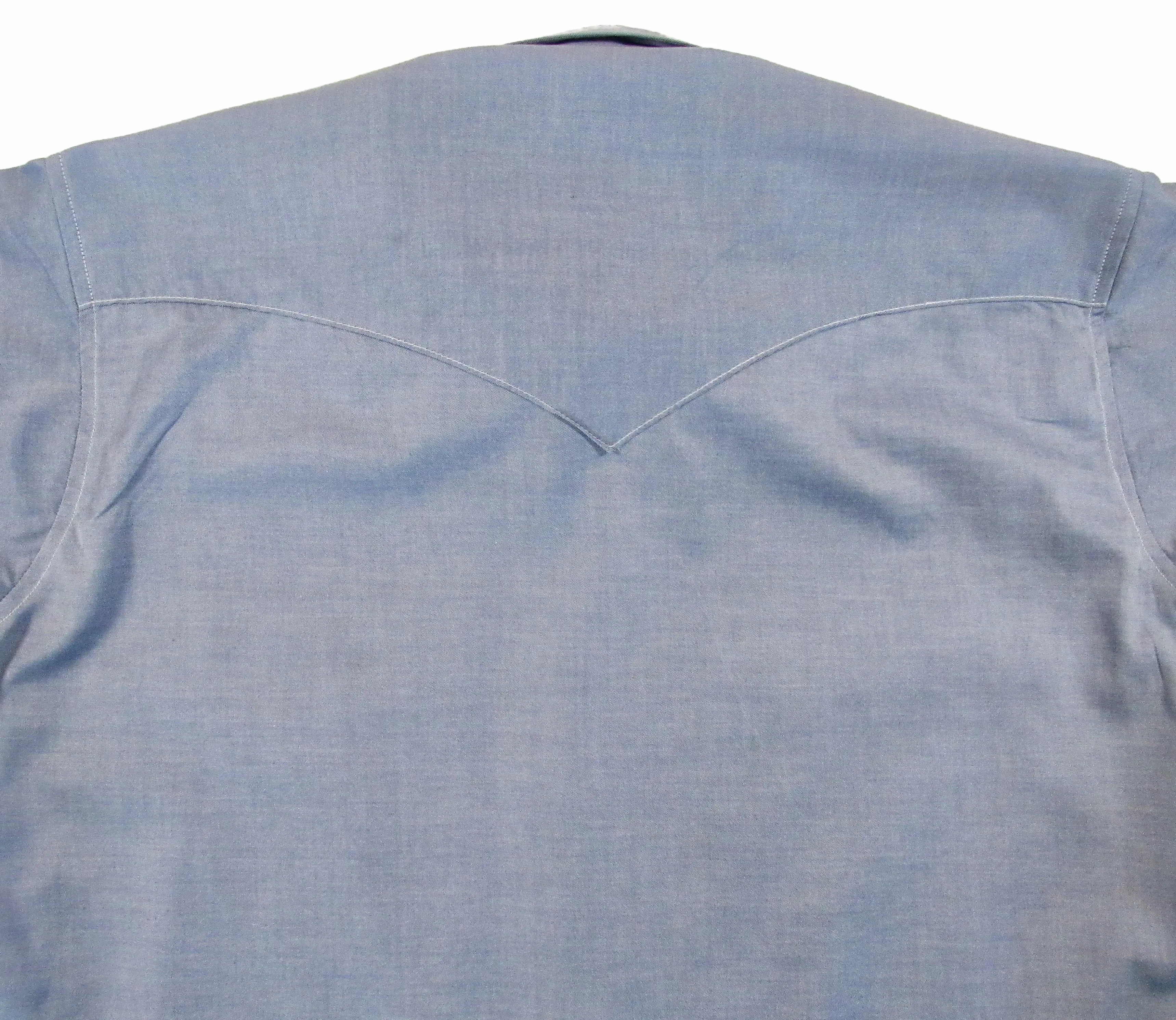 Flying R Ranchwear - Blazer Solids - XXL Only - Dress Shirt Blue - Long Sleeve