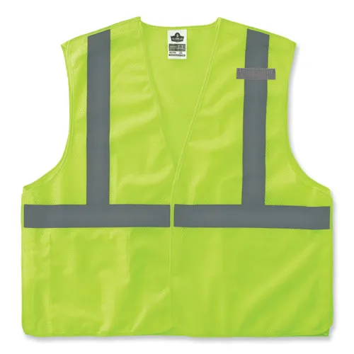 Glowear 8215ba-s Single Size Class 2 Economy Breakaway Mesh Vest, Polyester, 5x-large, Lime, Ships In 1-3 Business Days