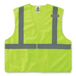 Glowear 8215ba-s Single Size Class 2 Economy Breakaway Mesh Vest, Polyester, 5x-large, Lime, Ships In 1-3 Business Days