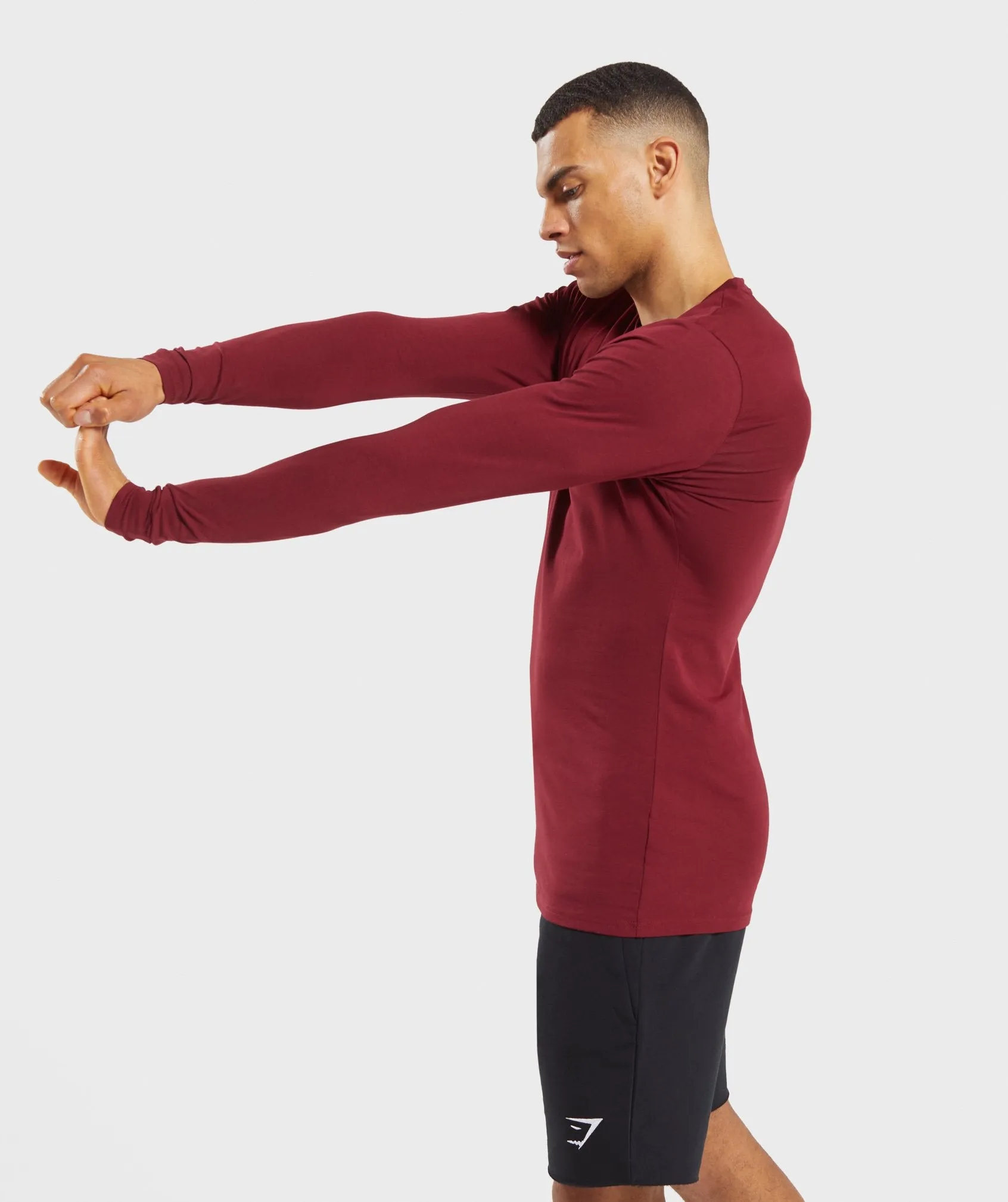 Gymshark Base Long Sleeve T-shirt - Claret