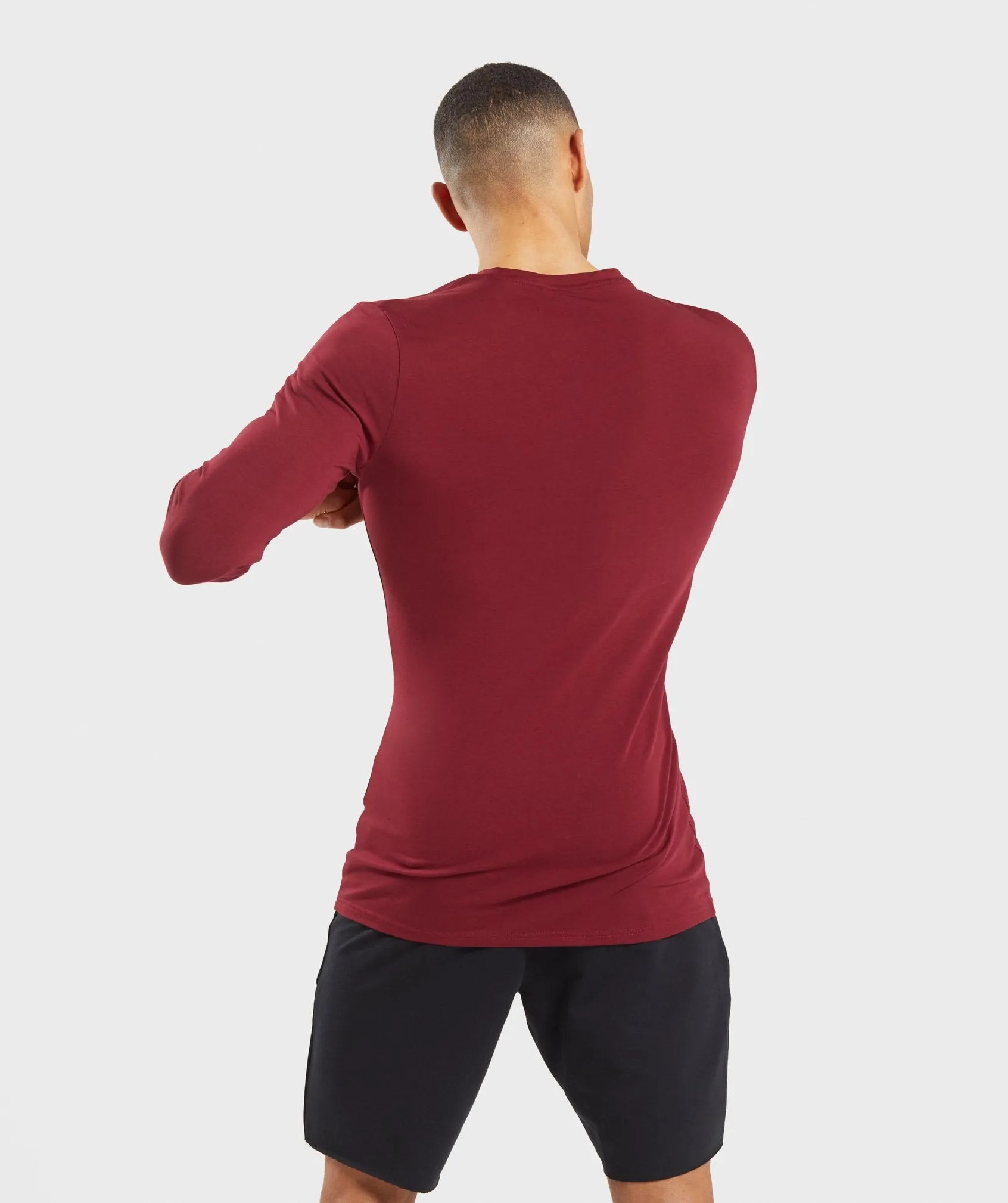 Gymshark Base Long Sleeve T-shirt - Claret