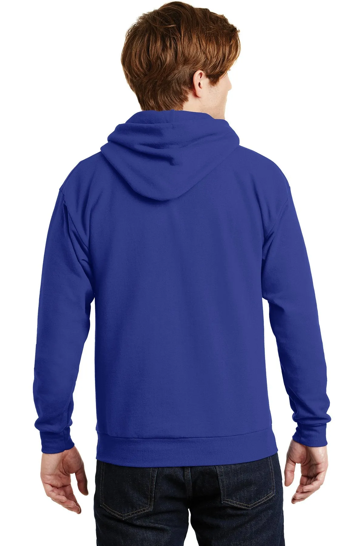 Hanes Ecosmart Pullover Hooded Sweatshirt P170 Deep Royal