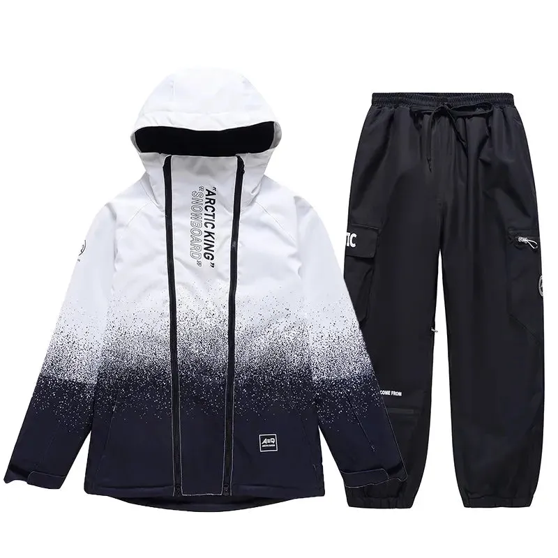 High Quality Men Snowboard Suits Cargo Jacket & Jogger Pants