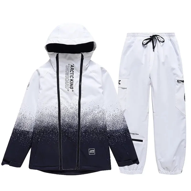 High Quality Men Snowboard Suits Cargo Jacket & Jogger Pants