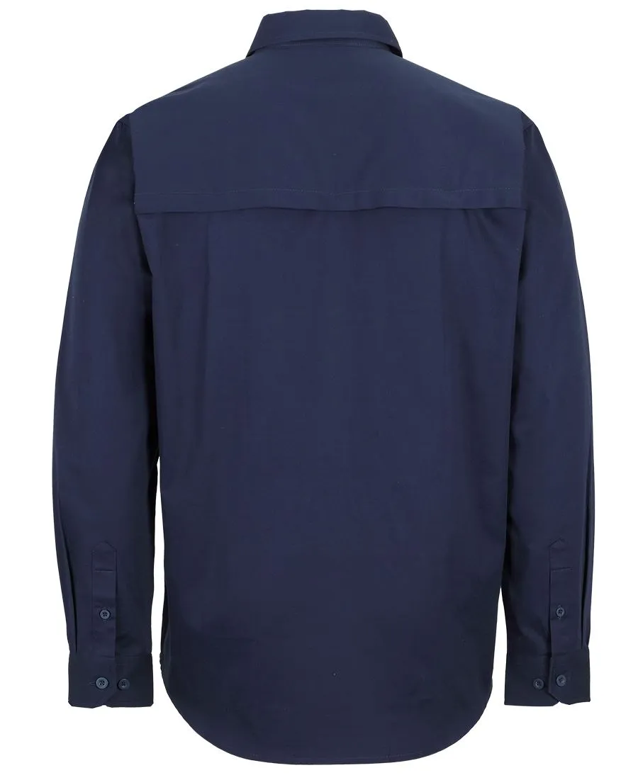 JB's Close Front Long Sleeve 150G Work Shirt - 6WLCF