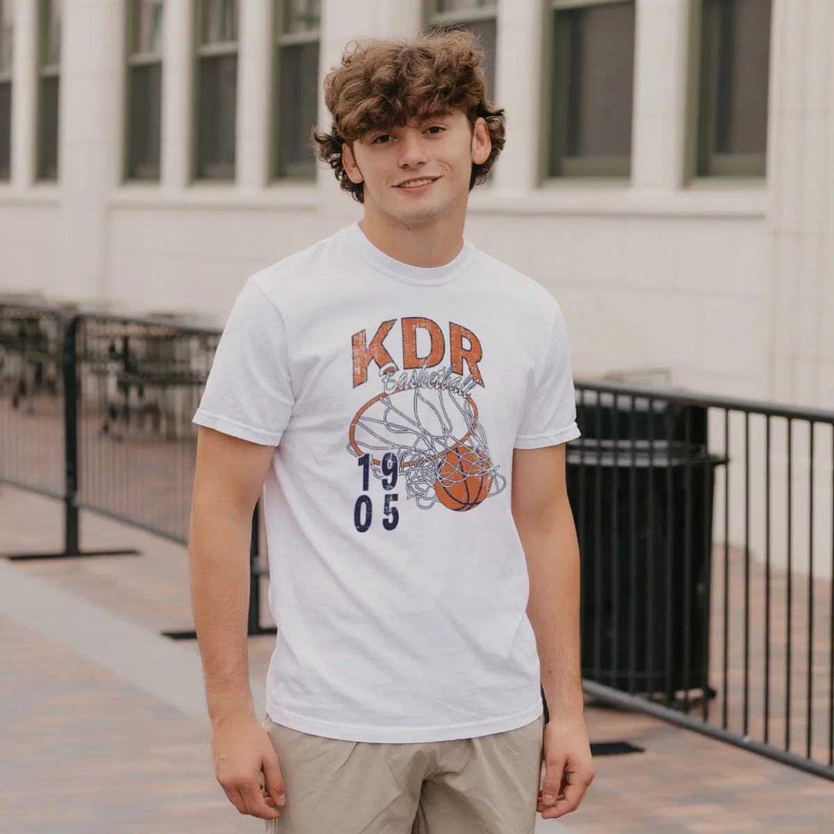 KDR Comfort Colors Retro Basketball Short Sleeve Tee