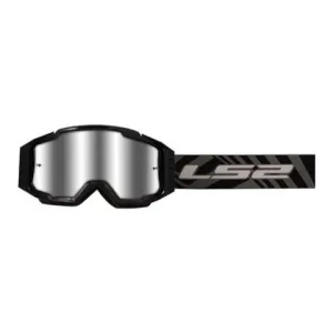 Ls2 Charger Goggle Black With Silver Visor