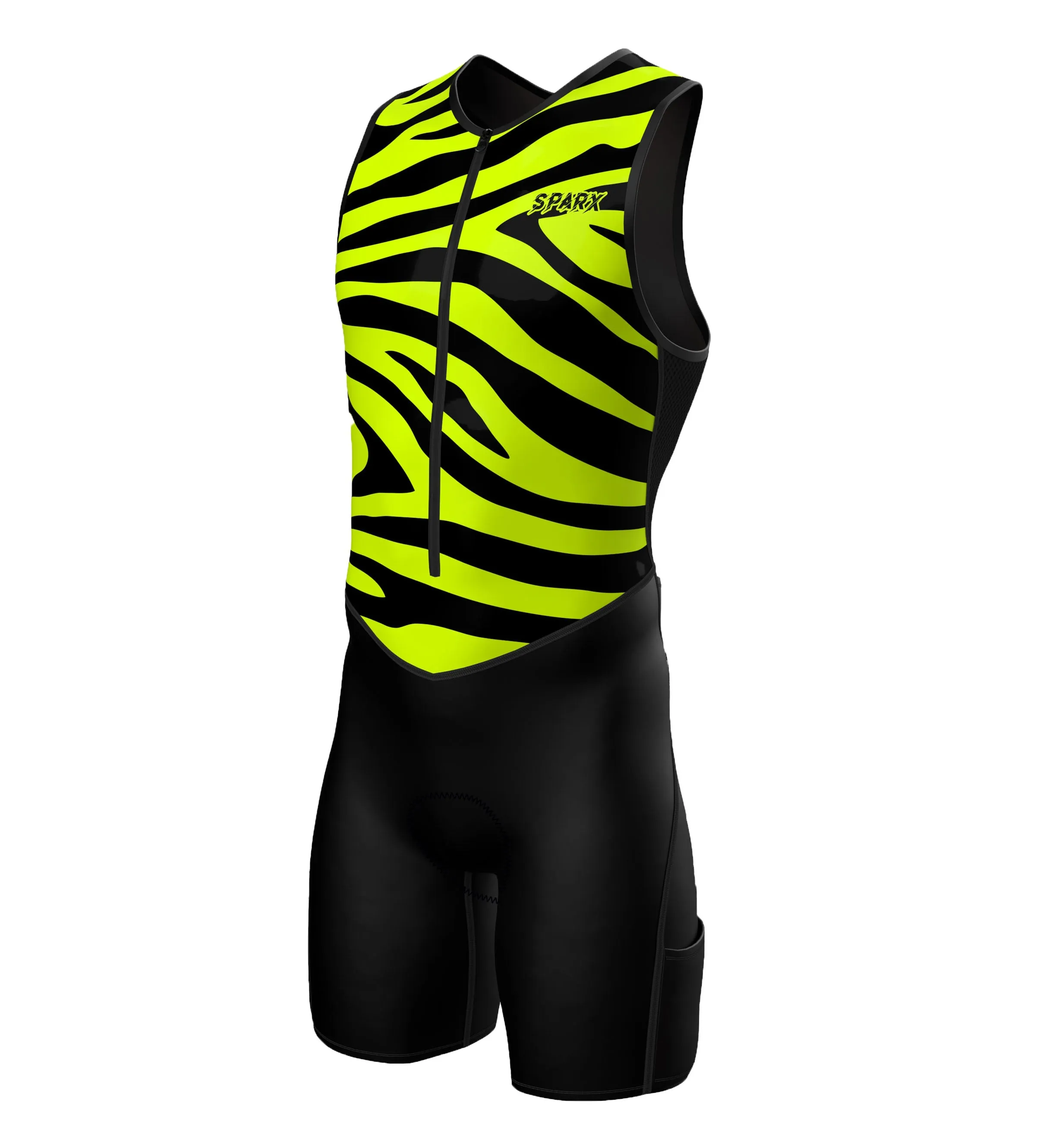 Men Us Flag Triathlon Suit