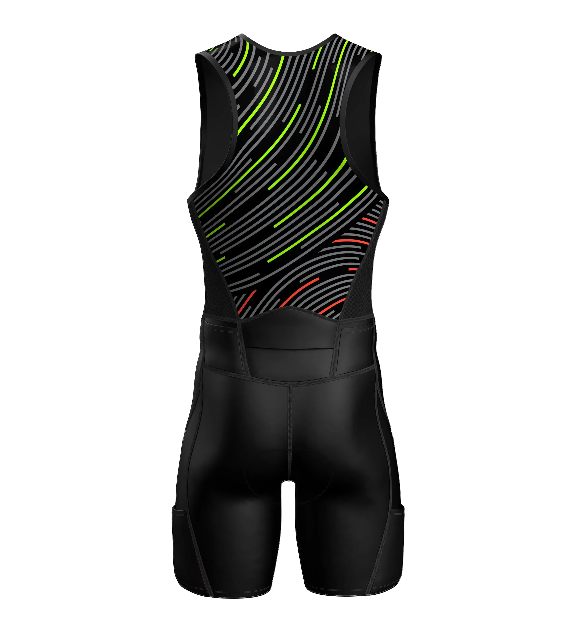 Men Us Flag Triathlon Suit