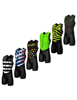 Men Us Flag Triathlon Suit