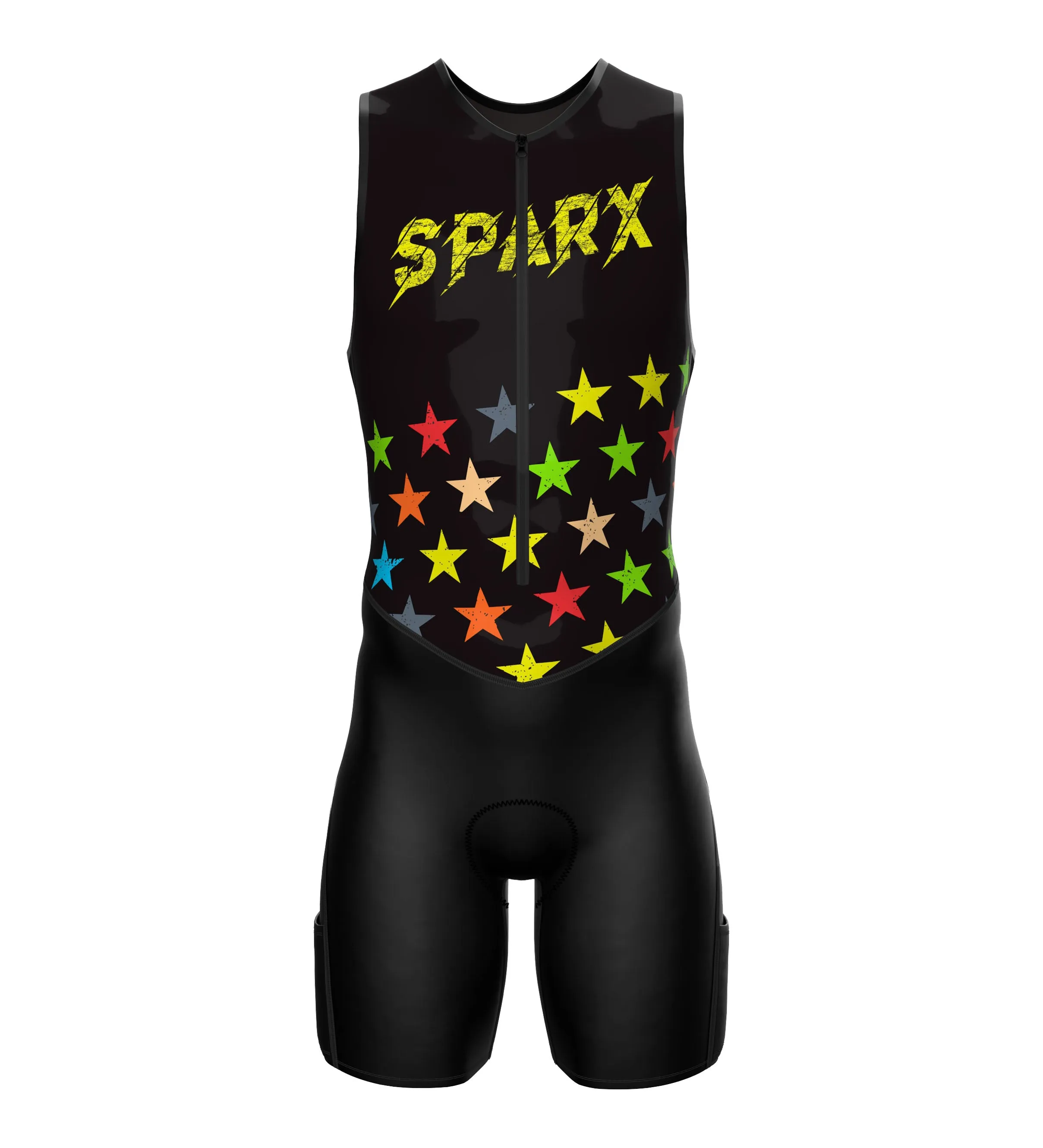 Men Us Flag Triathlon Suit