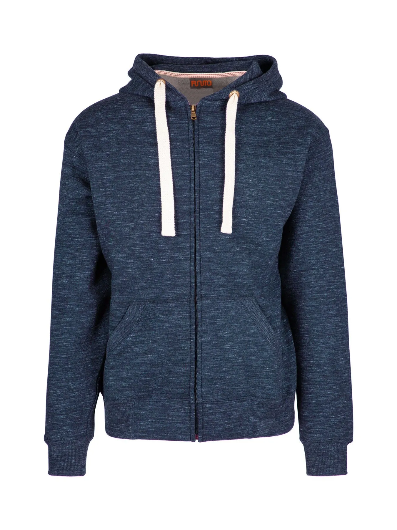 Men's Brushed Heavy Zip Fleece Hoodie - F909HZM (Marl Colours)