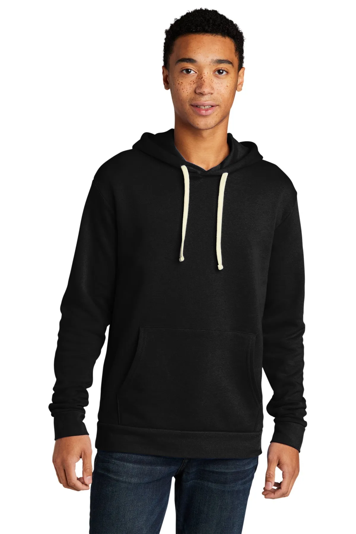 Next Level Unisex Beach Fleece Customized Hoodies, Black