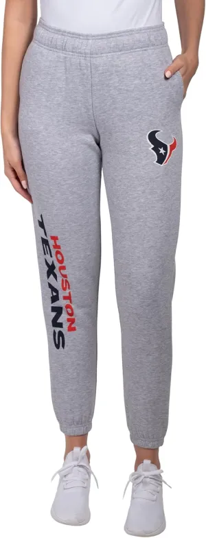 NFL Official Women's Super Soft Fleece Jogger Sweatpants|Houston Texans