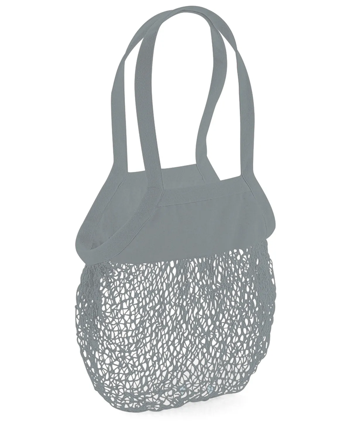 Organic cotton mesh grocery bag | Pure Grey