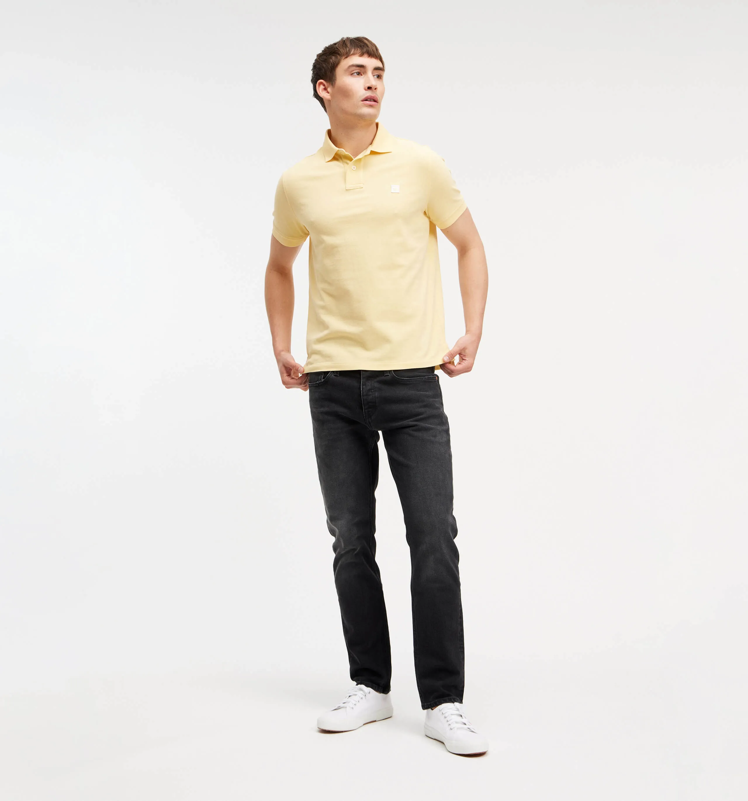 Pique Polo Yellow