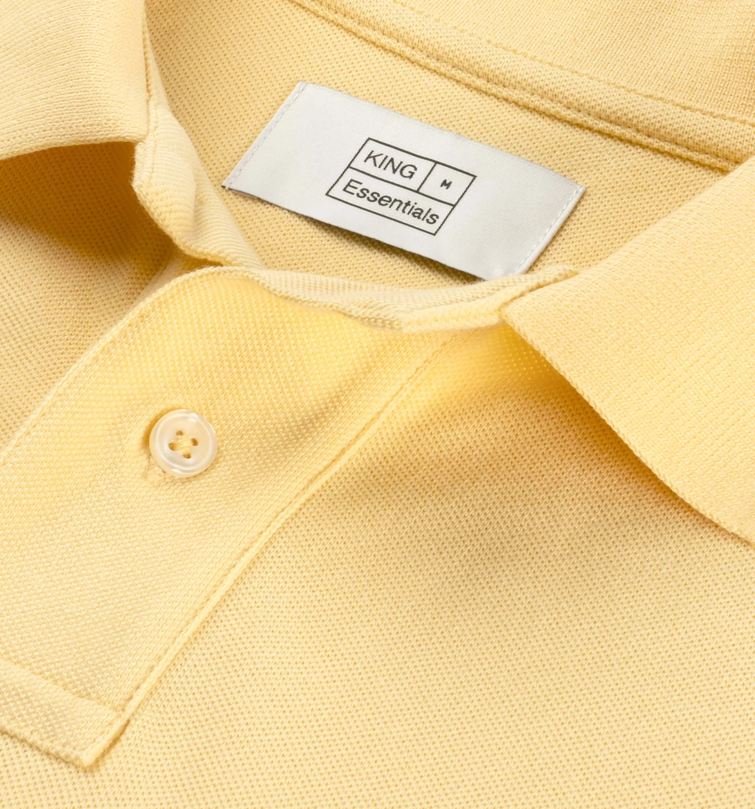 Pique Polo Yellow