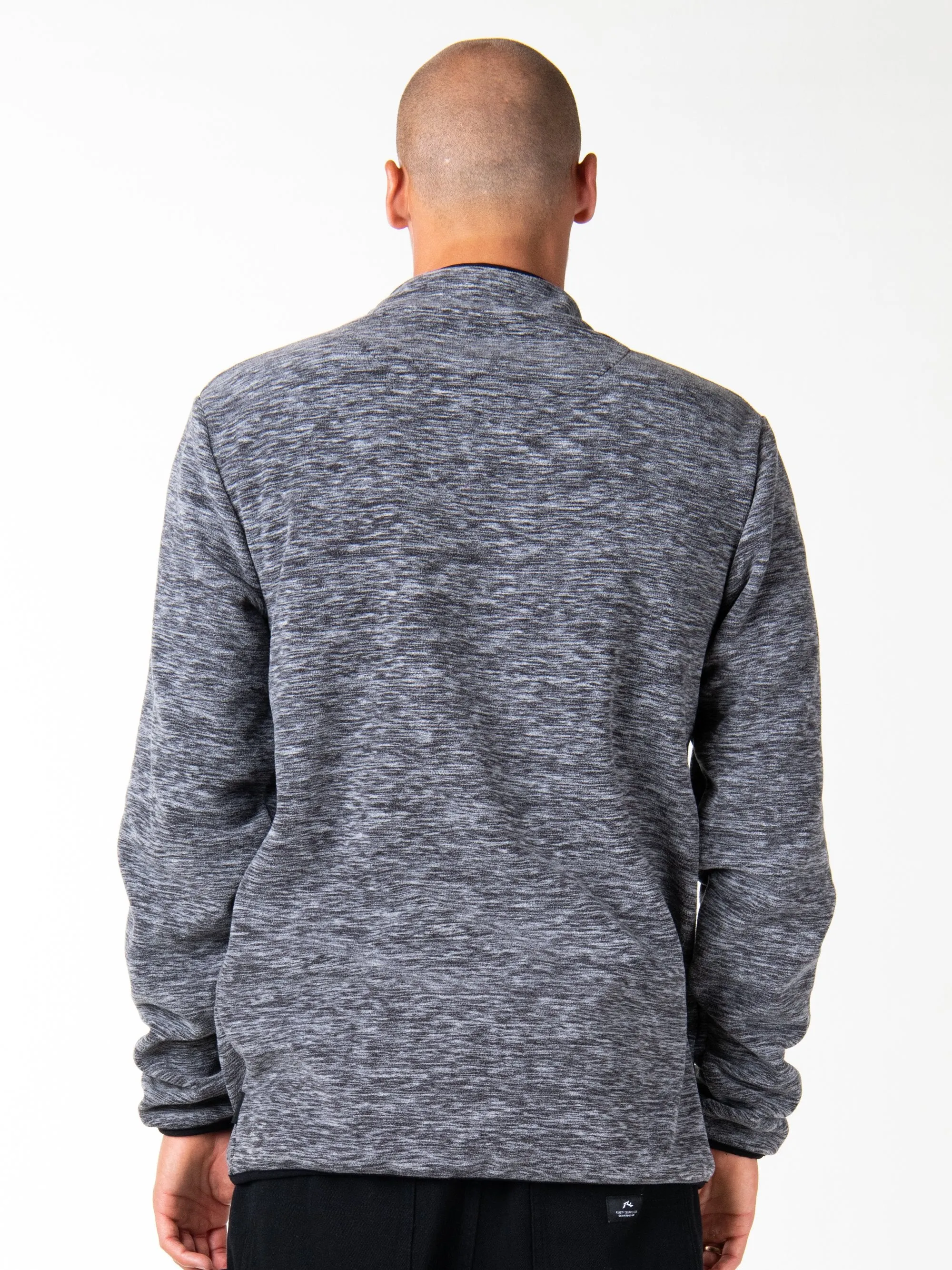 Polar Express 1/4 Zip Fleece - Grey Marle