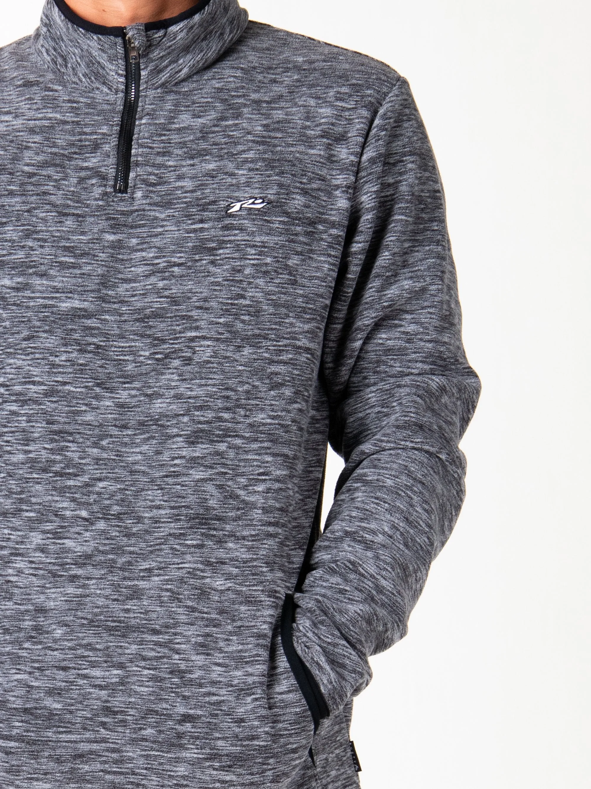 Polar Express 1/4 Zip Fleece - Grey Marle