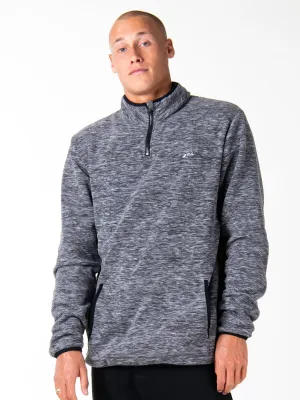 Polar Express 1/4 Zip Fleece - Grey Marle