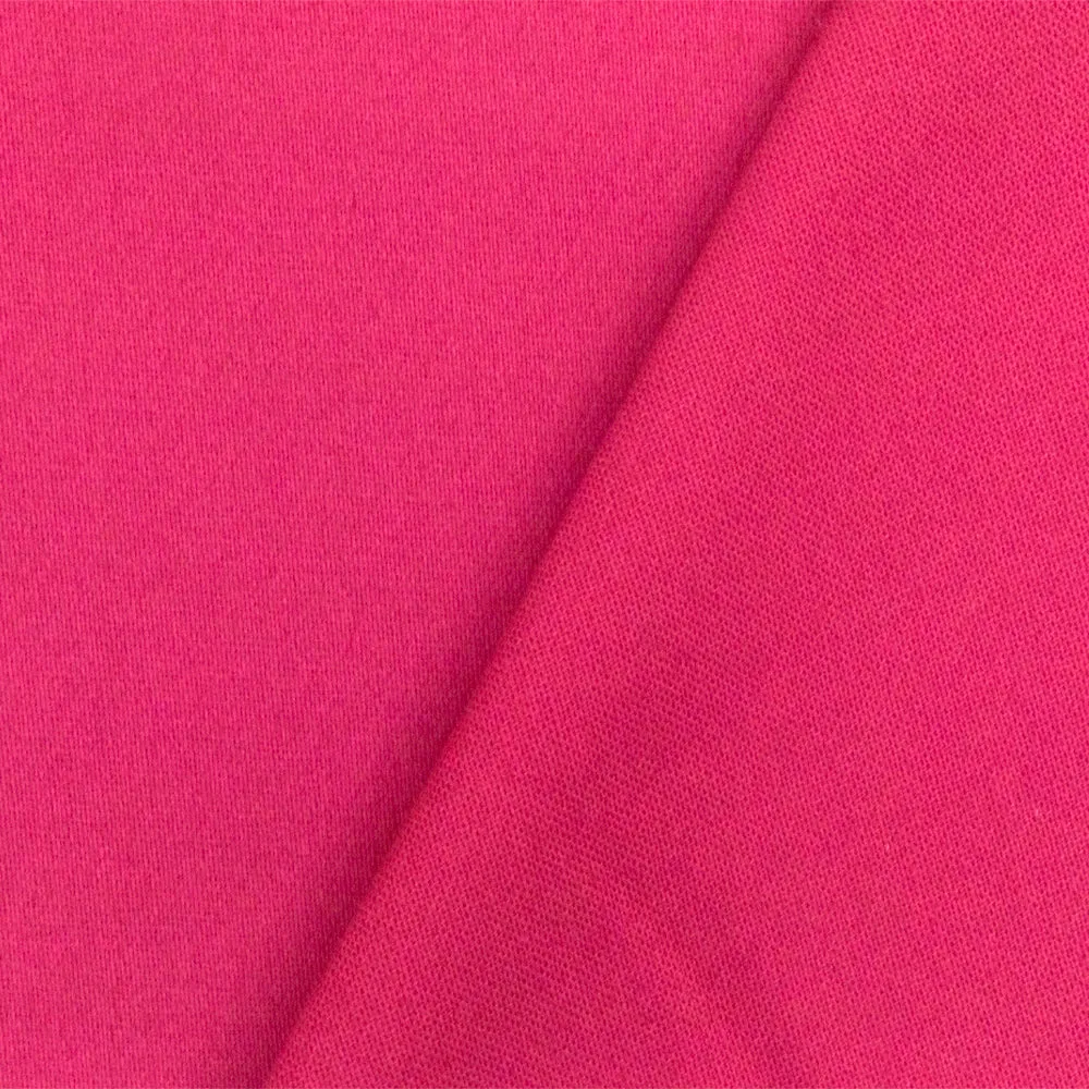 Raspberry Pink Solid Stretch Cotton Sateen Woven Fabric