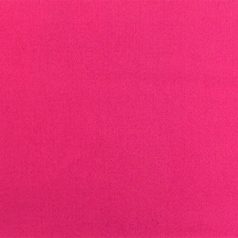 Raspberry Pink Solid Stretch Cotton Sateen Woven Fabric