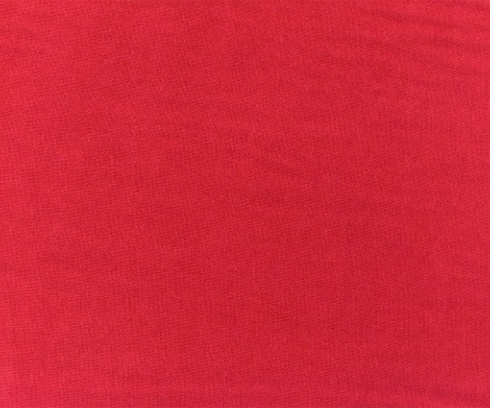 Red Rayon Challis Solid Woven Fabric