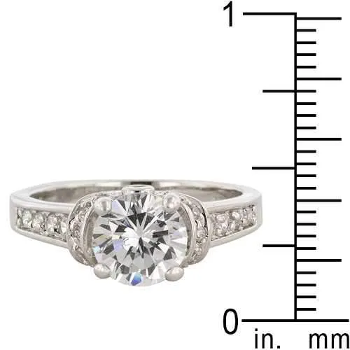 Rhodium Plated Regal Ring