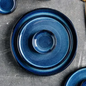 Rio Blue Glazed Porcelain Plates