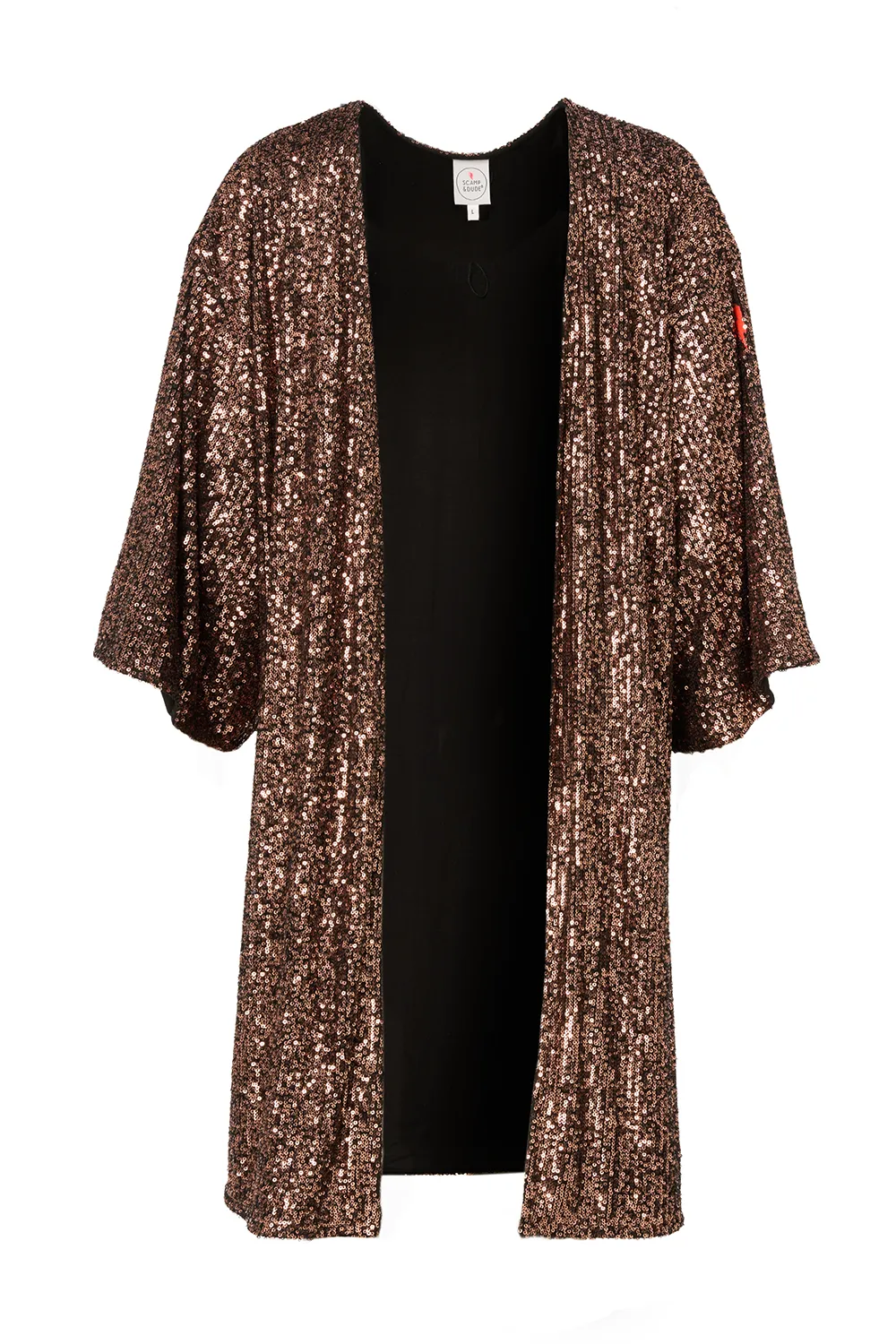 Rose Gold Sequin Kimono