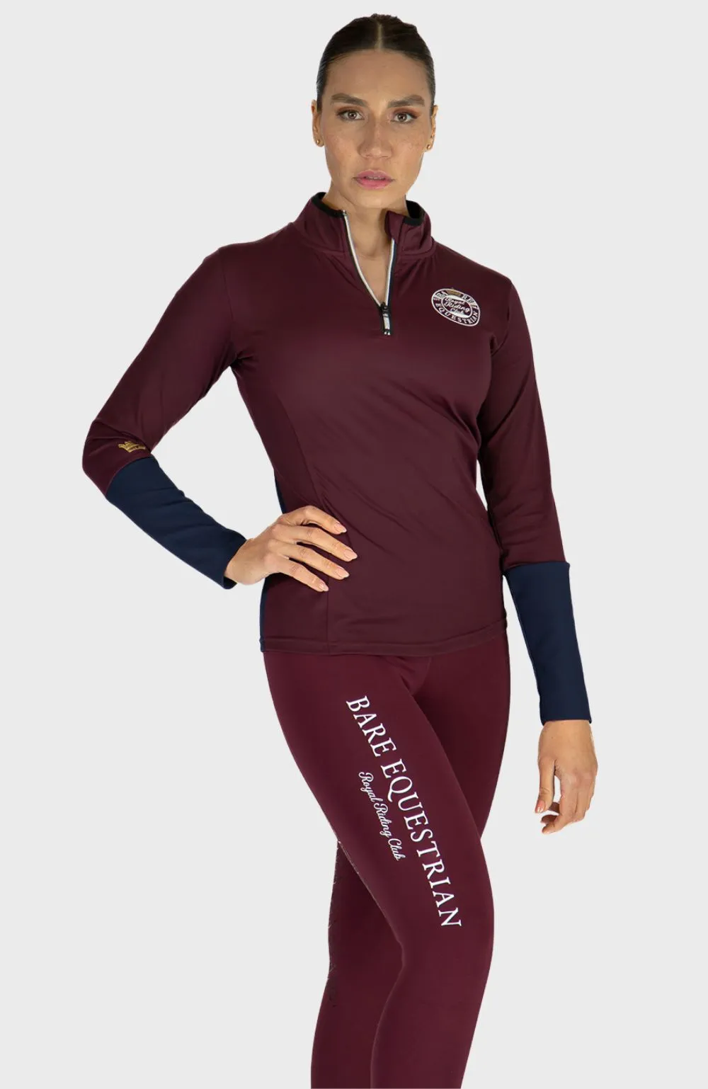 Royal Riding Club - Highgrove Baselayer - Merlot