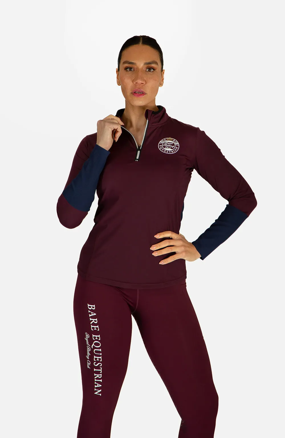 Royal Riding Club - Highgrove Baselayer - Merlot