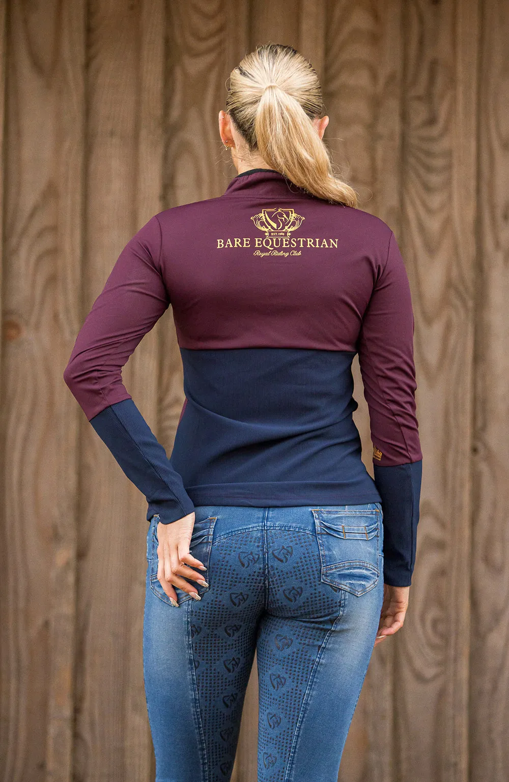 Royal Riding Club - Highgrove Baselayer - Merlot