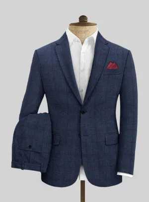 Sartori Franca Blue Check Soft Tweed Suit