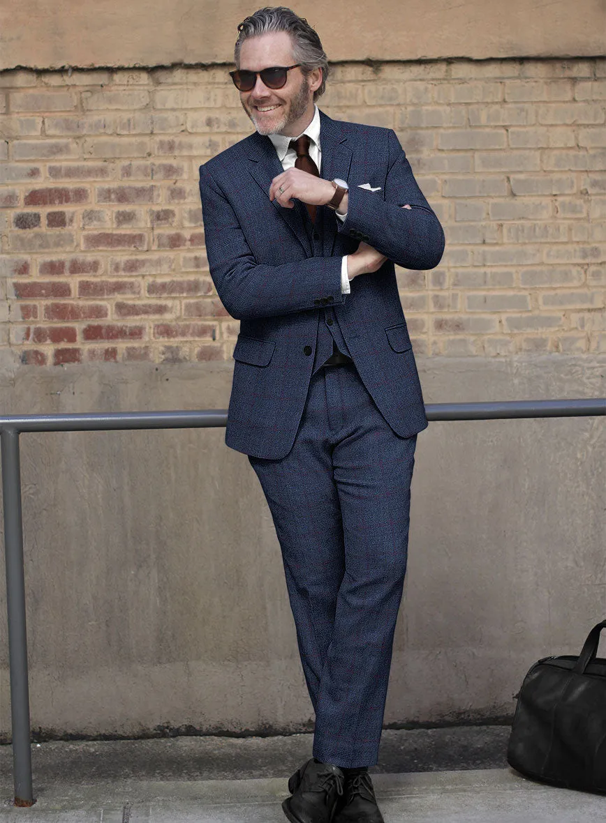 Sartori Franca Blue Check Soft Tweed Suit