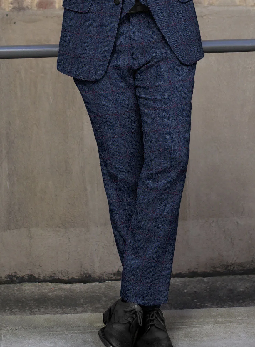 Sartori Franca Blue Check Soft Tweed Suit