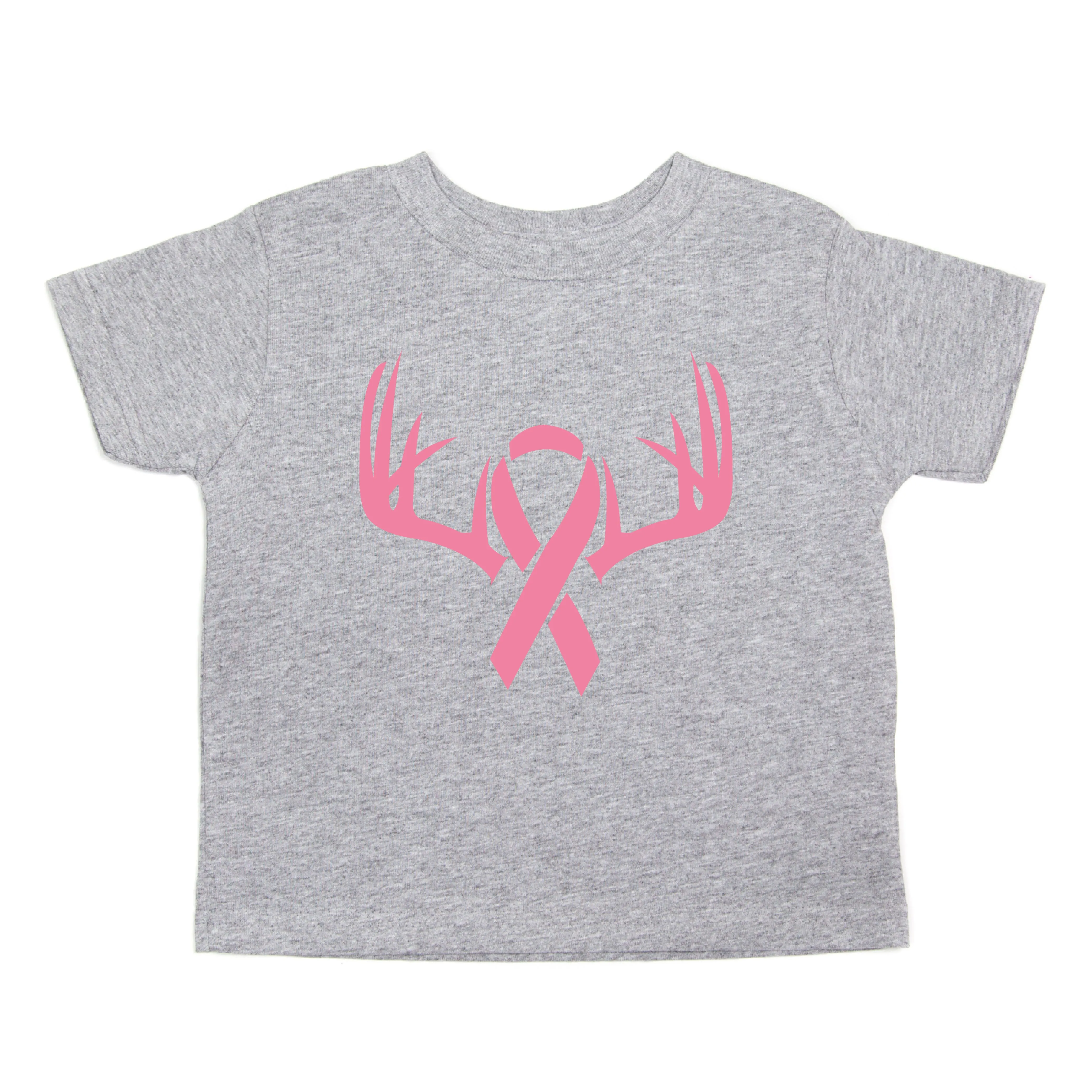 Save A Rack- Hunting Breast Cancer Ribbon Toddler Short Sleeve T-Shirt