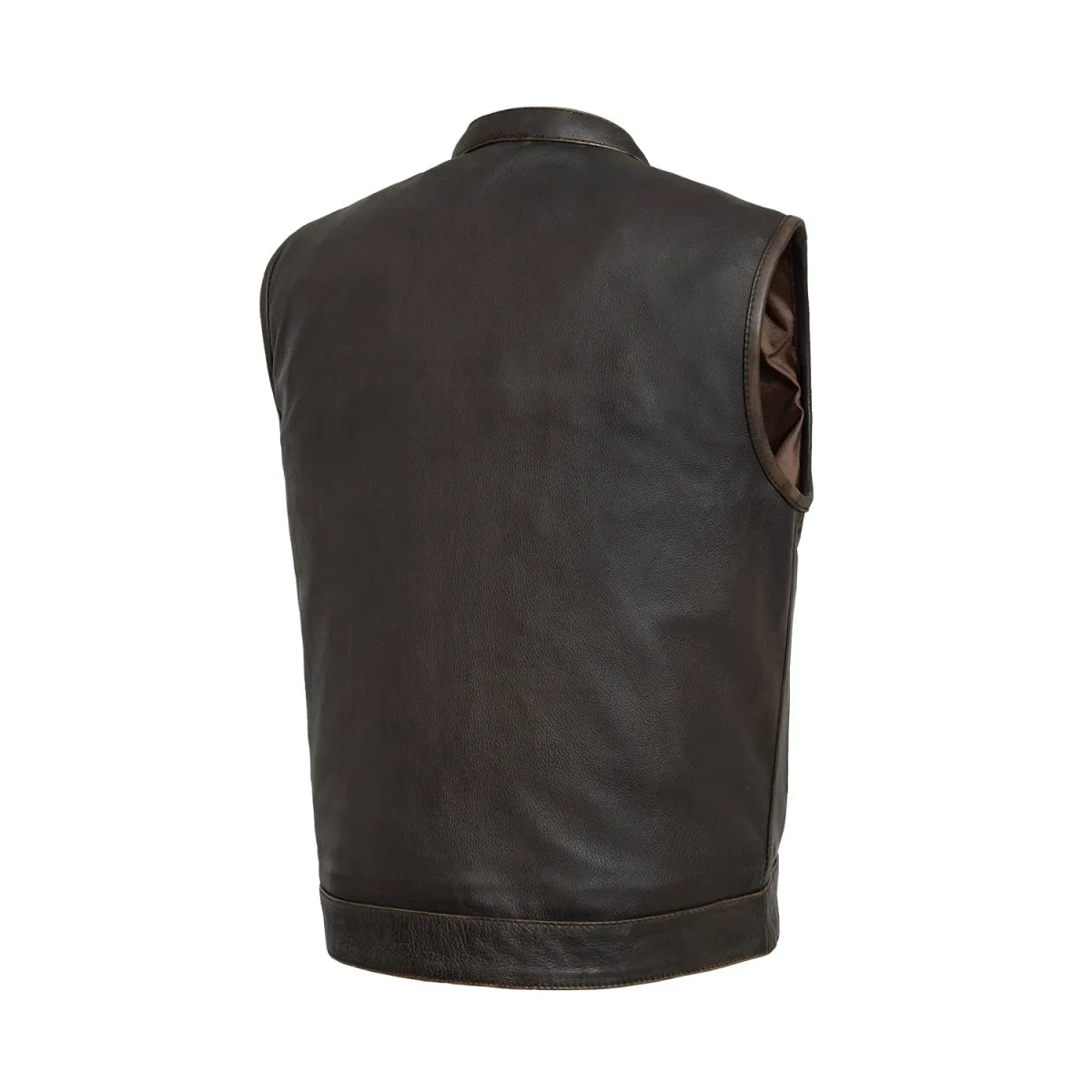 Sharp Shooter Men's Motorcycle Leather Vest