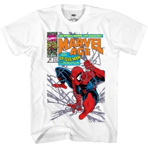 Spider-Man 90's Marvel Age Officially Licensed Adult T Shirt