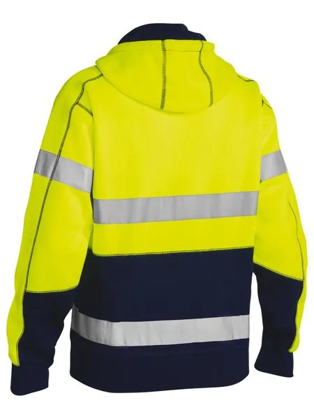 Taped Hi Vis Fleece Hoodie - BK6819T