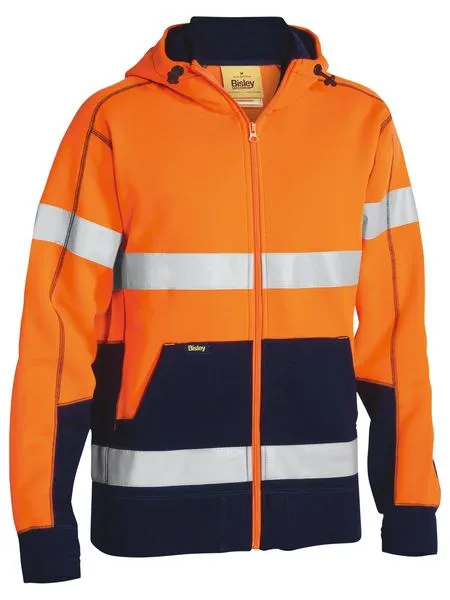 Taped Hi Vis Fleece Hoodie - BK6819T