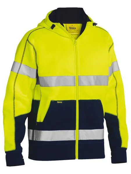 Taped Hi Vis Fleece Hoodie - BK6819T